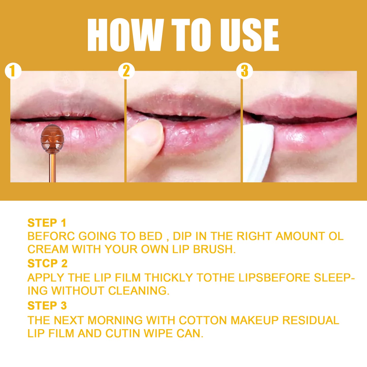 EELHOE Honey Lip Mask – Exfoliating & Moisturizing Bee Lipstick for Soft, Bright Lips