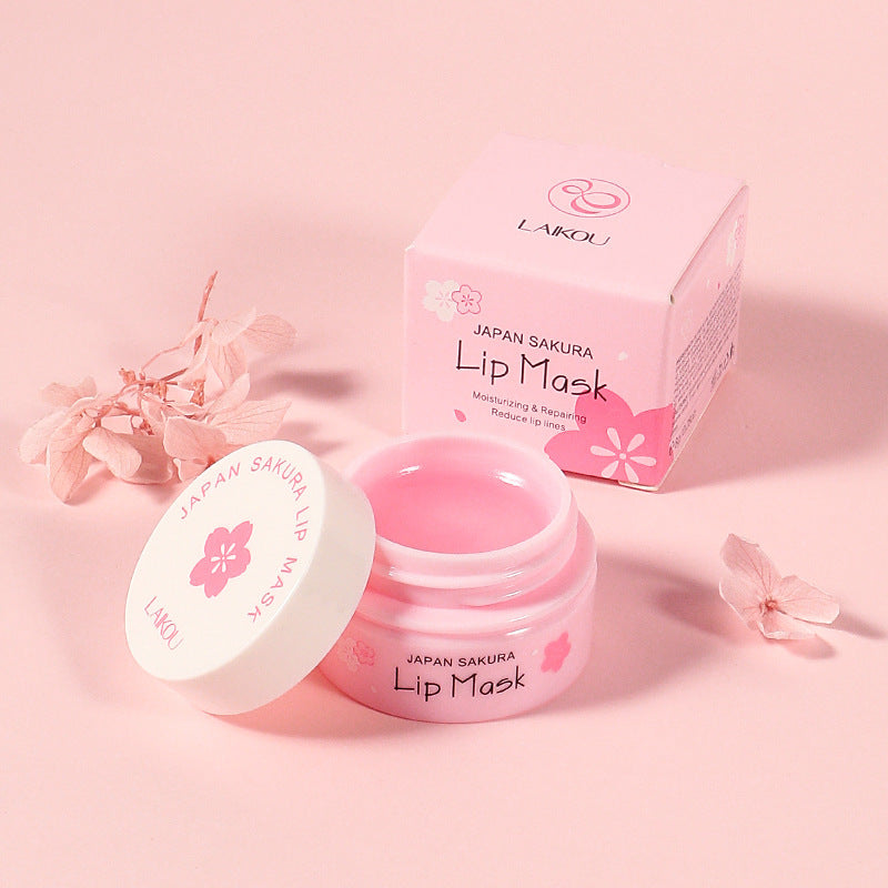 Sakura Lip Mask 8g Bouncy Moisturizing And Moisturizing