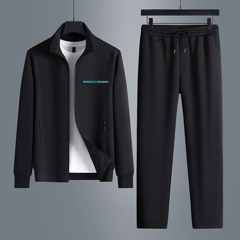 Men’s High-End Two-Piece Long Sleeve Tracksuit – Stylish Casual Sportswear Set