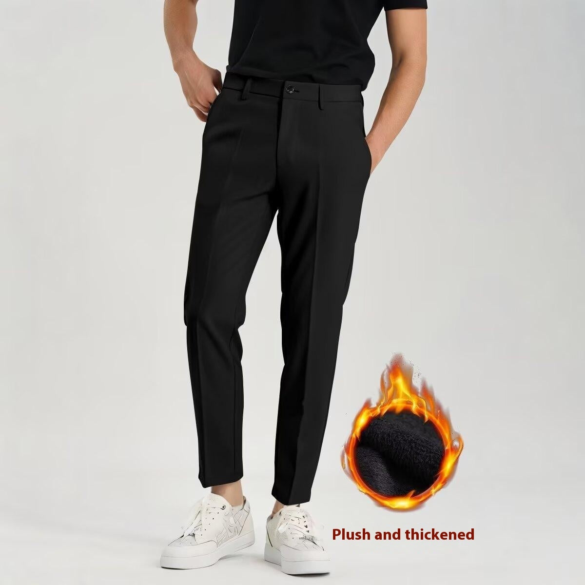 Men’s Ankle‑Tied Trendy Hong Kong Style Loose Drawstring Pants – Casual, Modern & Adjustable