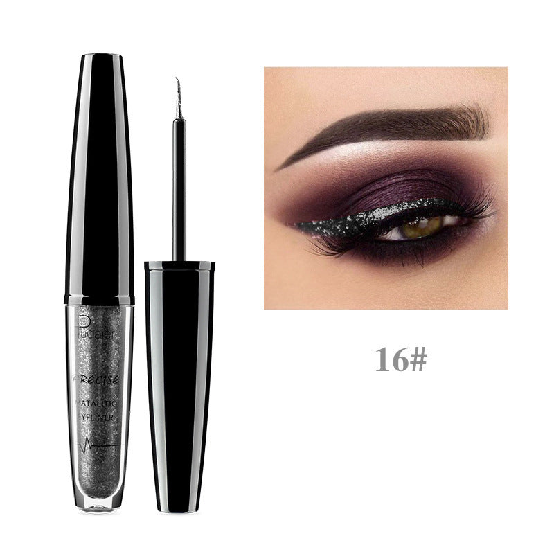 Pearlescent Liquid Eyeliner Pudaier Metal