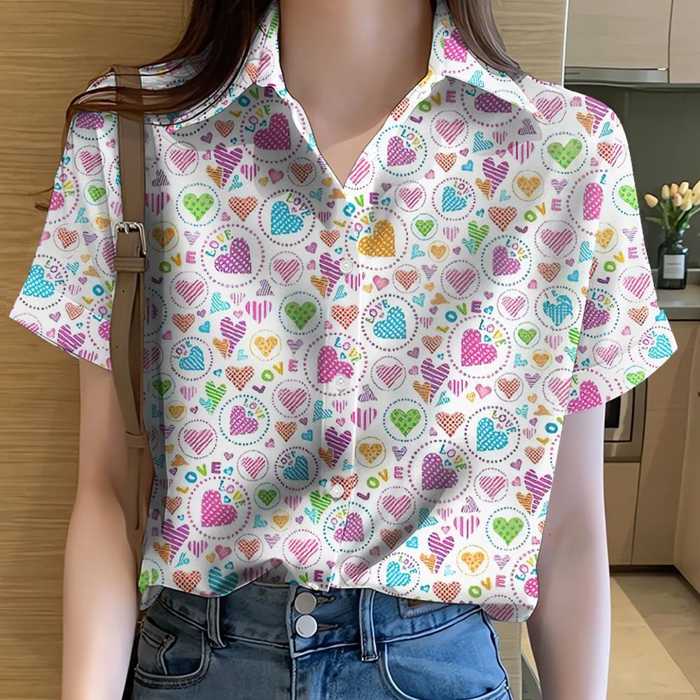 Women's European Hawaiian Beach Shirt – Loose-Fit Summer Vacation Top | NYLIXA Resort wear