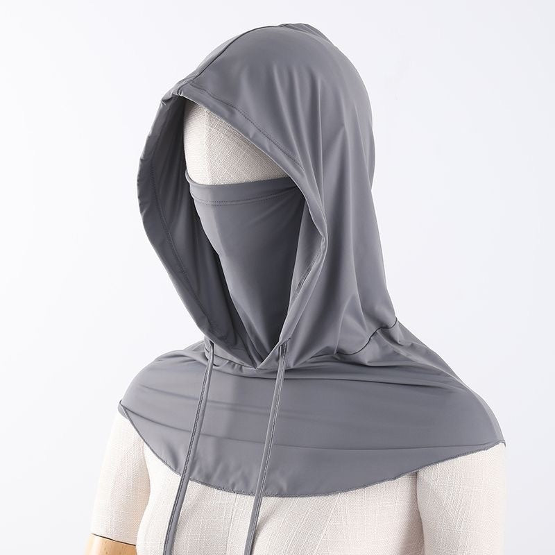 Anti-ultraviolet Outdoor Ice Silk Veil Cover Full Face Sun Mask