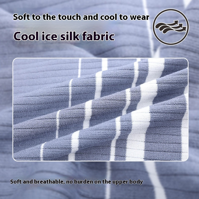 EALMOCN® Cool Ice Silk Polo Shirt – Summer Style Redefined
