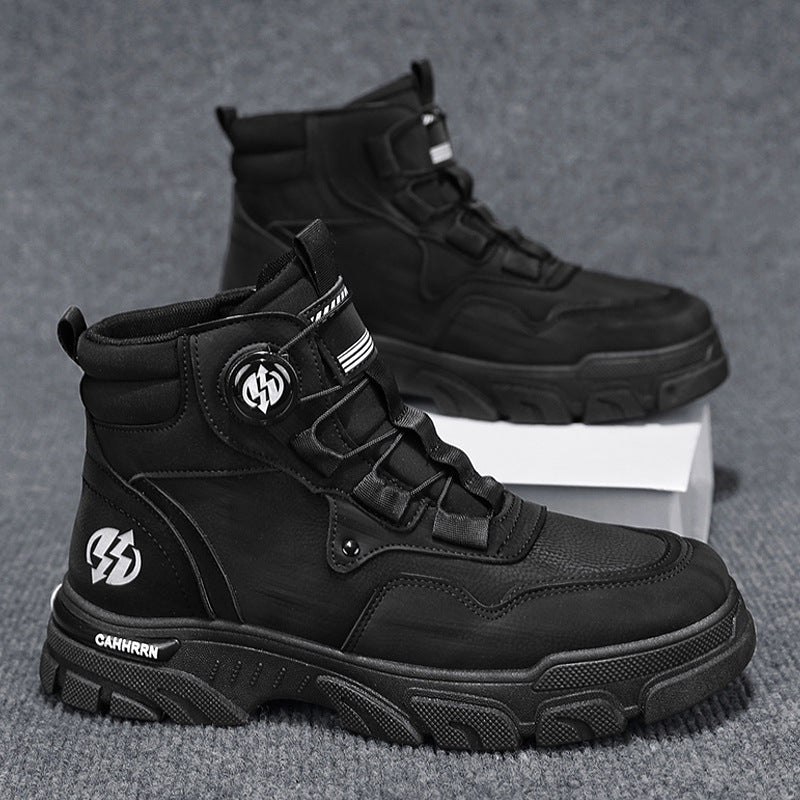 Men’s Outdoor Sports PU Leather Worker Boots