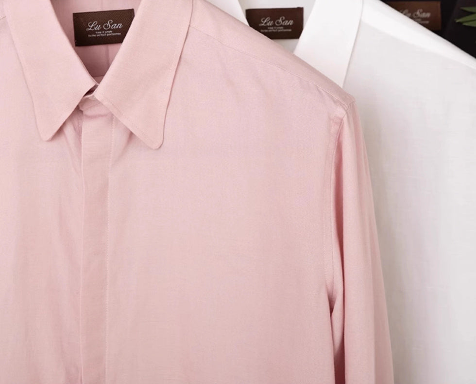 Men’s Lyocell Long-Sleeve Shirt – Soft & Sustainable Comfort