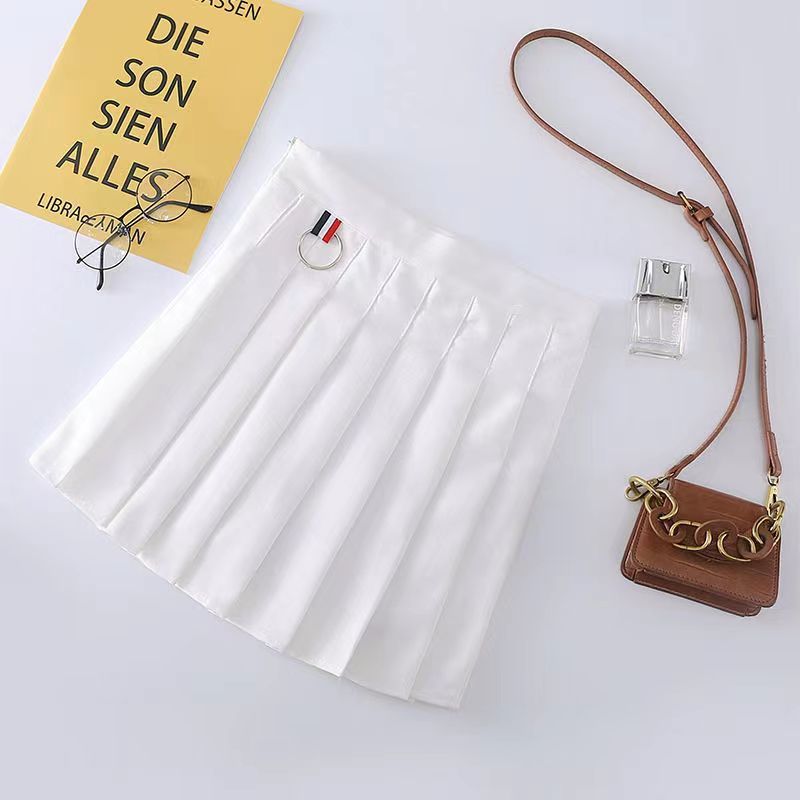 Trendy Street Pleated Mini Skirt with Safety Shorts