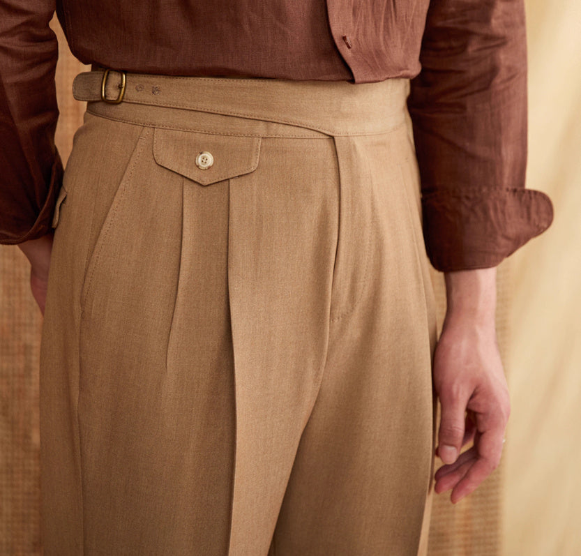 Men's Naples High Waist Straight Casual Pants – Versatile All-Matching Commuter Style | NYLIXA