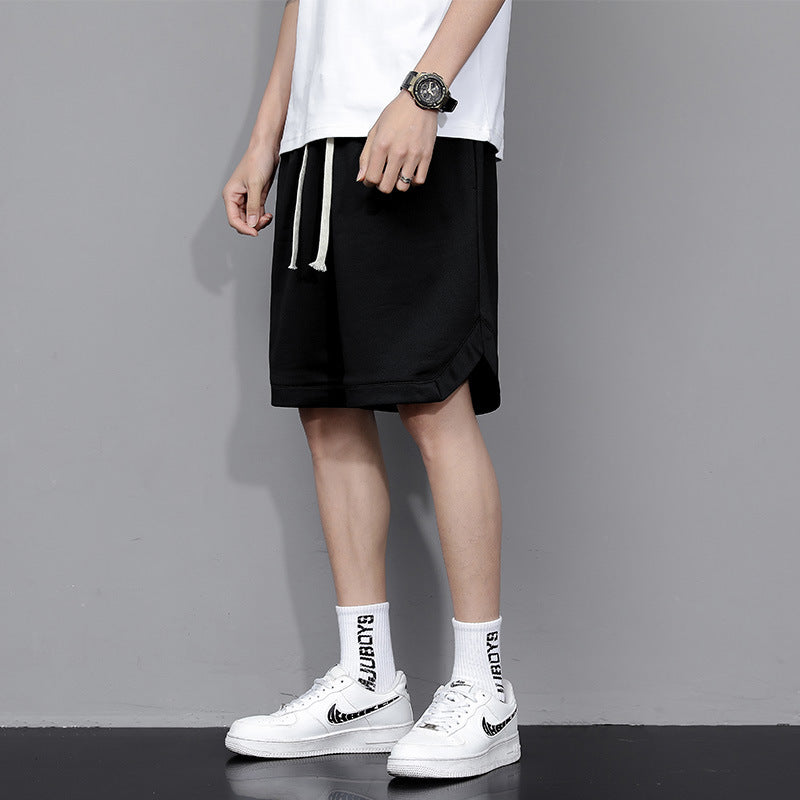 Men’s Summer Solid‑Color Five‑Point Basketball & Beach Shorts – Lightweight, Quick‑Dry & Sporty Casual