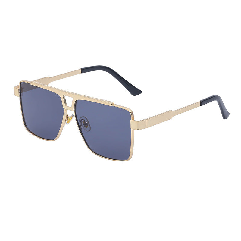 Men’s Square Frame Sunglasses – Full Frame, UV Protection, Trendy Outdoor Eyewear