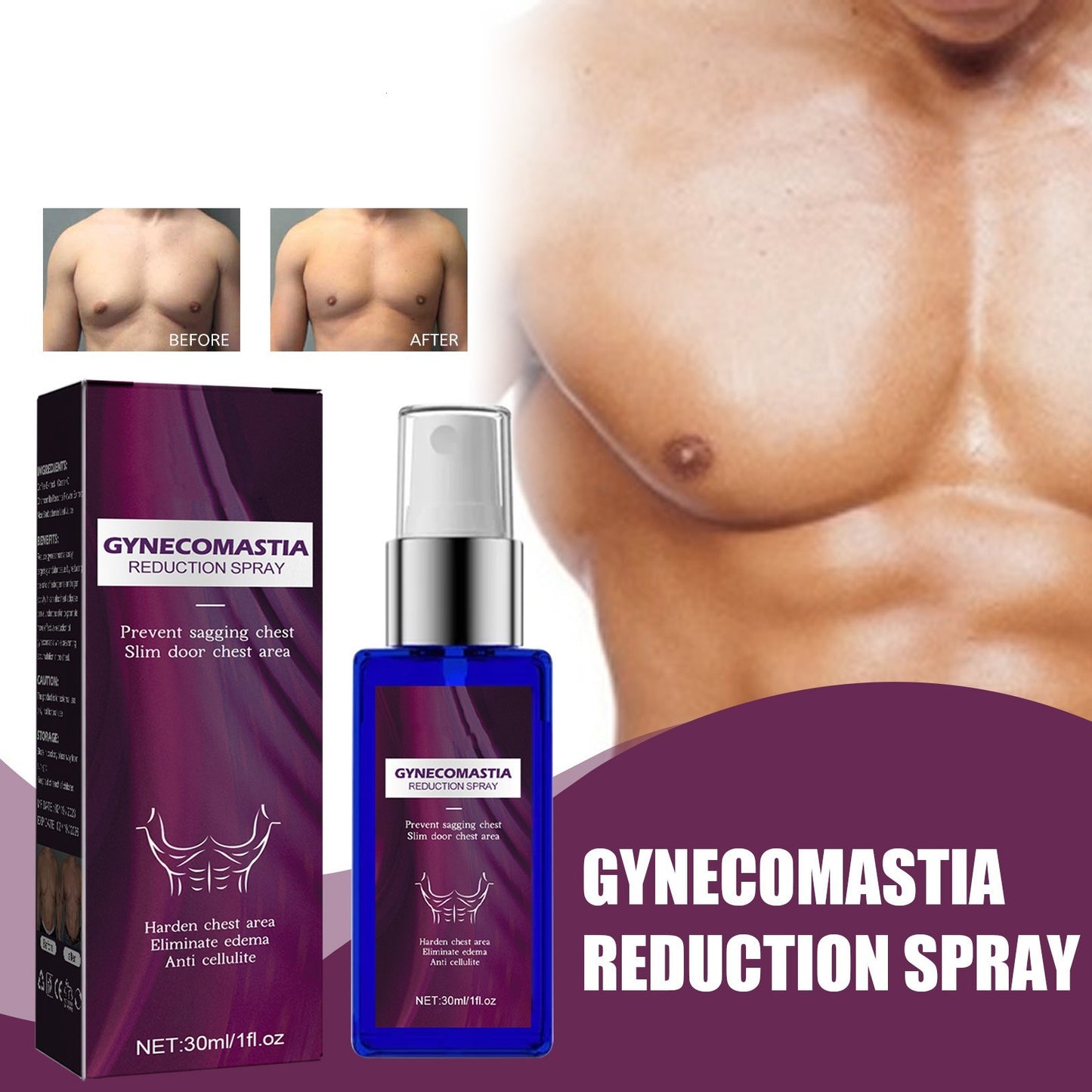 Firming Breast And Chest Muscles Shaping Spray