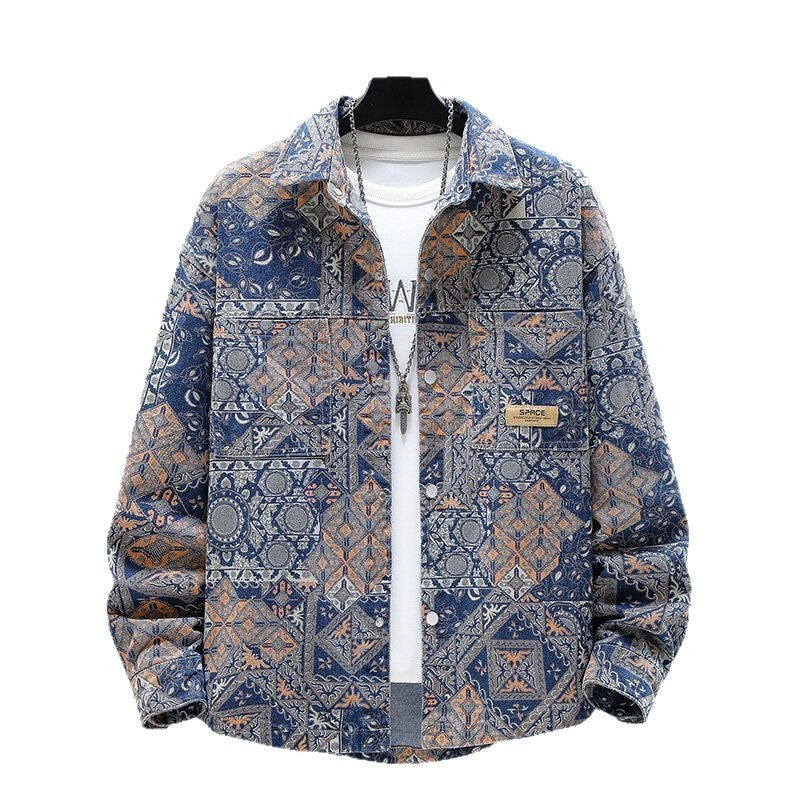 Teen Loose Printed Long-Sleeve Shirt – Bold Youth Graphic Tee