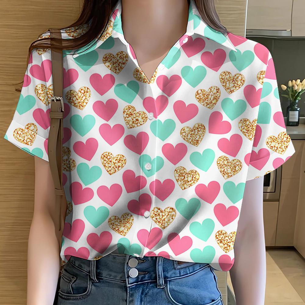 Women's European Hawaiian Beach Shirt – Loose-Fit Summer Vacation Top | NYLIXA Resort wear