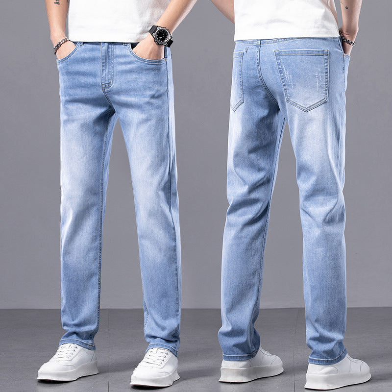 Men's Slim Stretch Straight Casual Pants – Comfort Meets Class