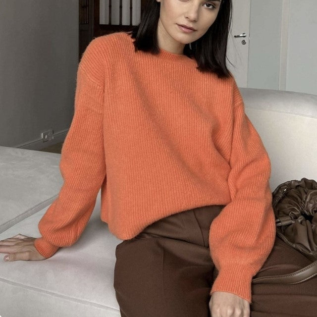 Warm Ladies Sweater Women Knitwear Knitted Sweaters