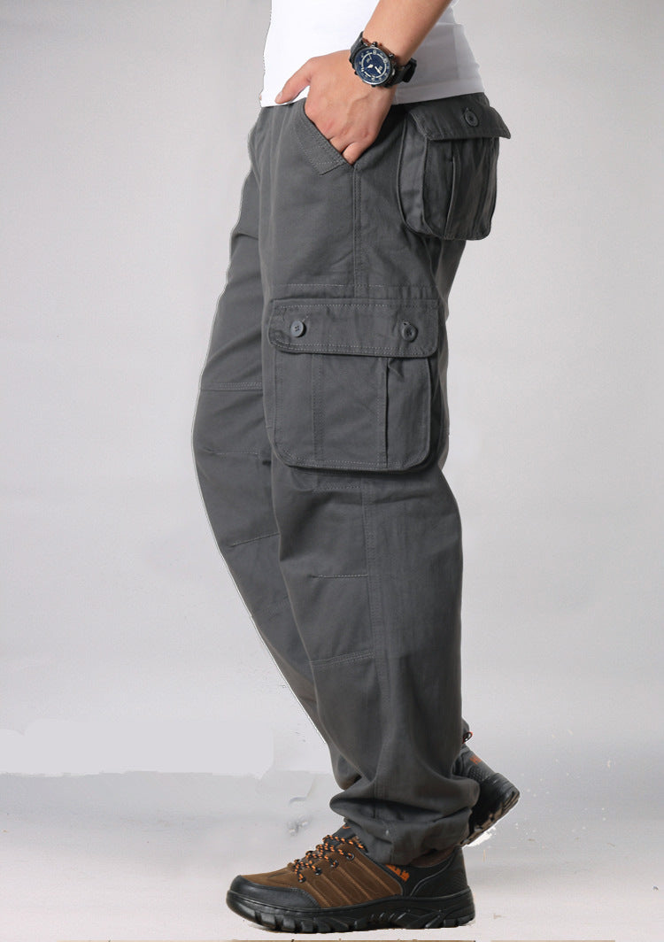 Men’s Fashion Overalls – Streetwear-Inspired Utility Trousers with Adjustable Straps
