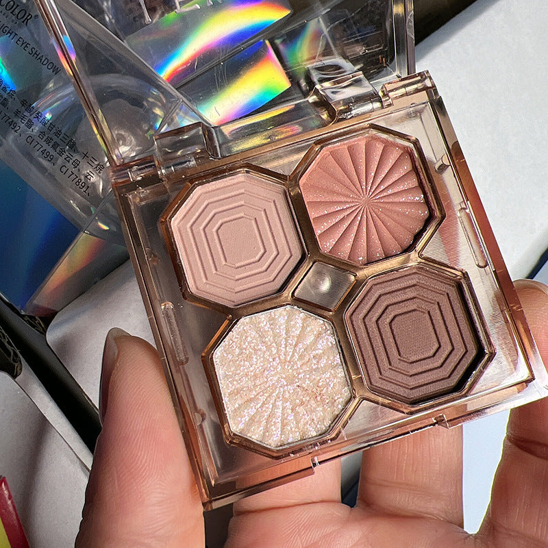 Ladies Fashion Eyeshadow Palette Diamond Four Colors
