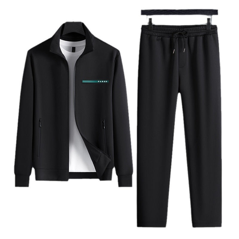 Men’s High-End Two-Piece Long Sleeve Tracksuit – Stylish Casual Sportswear Set