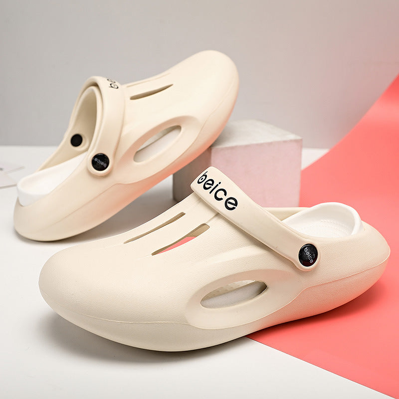 Men’s Lightweight Non-Slip Deodorant Sandals – Thick-Sole Summer Beach Slides