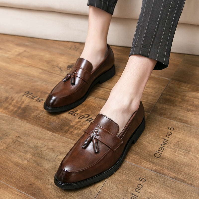 Men’s Four-Seasons Breathable Slip-On Business Casual Shoes – Easy On, All-Weather Comfort