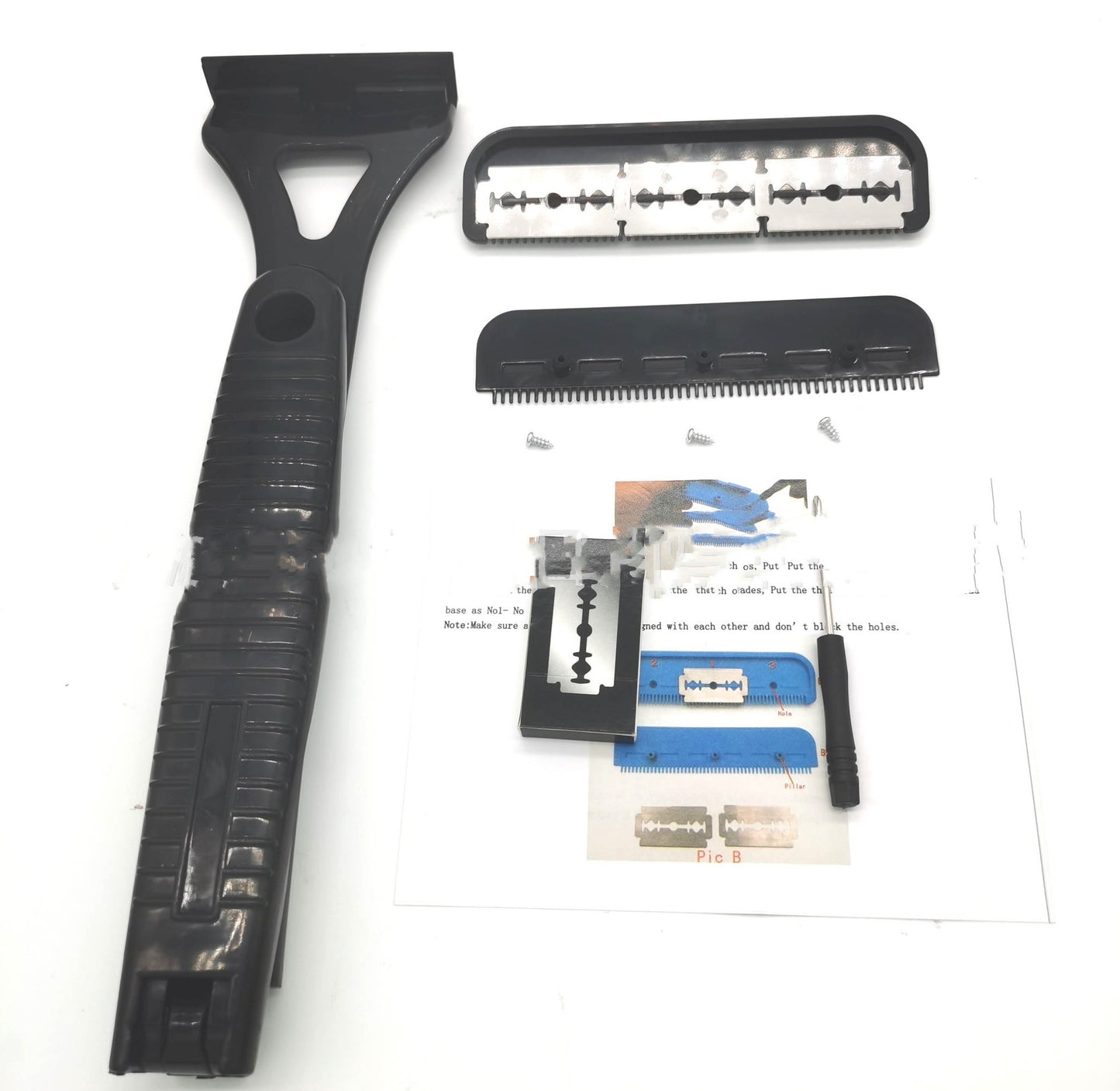 Manual Hair Scraper For Blade Replacement Body Hair Scraper Folding Shaving Lumbar Intervertebral Disc