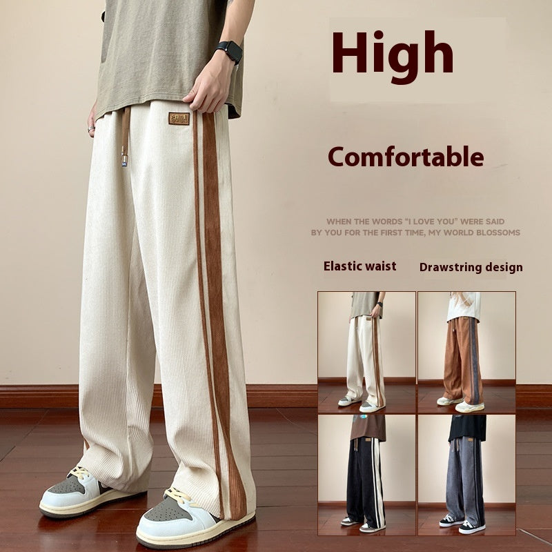 Loose Corduroy Trousers for Men – Winter Leisure Fashion Pants by NYLIXA