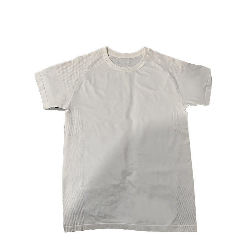 Men's Seamless Jacquard Round Neck Top