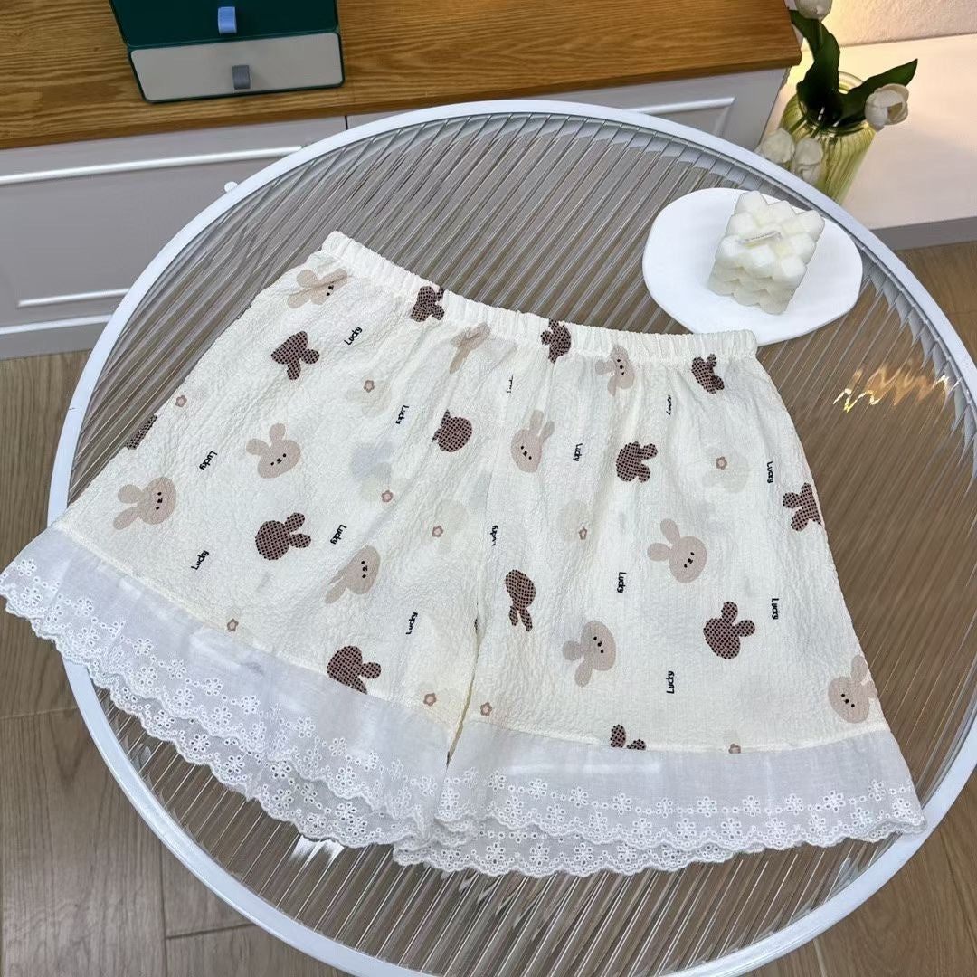 Spring And Summer New Cute Girl Home Shorts