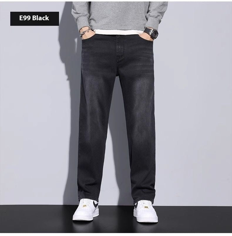 Loose Straight Fit Casual Jeans – All-Day Comfort, Street-Ready Style
