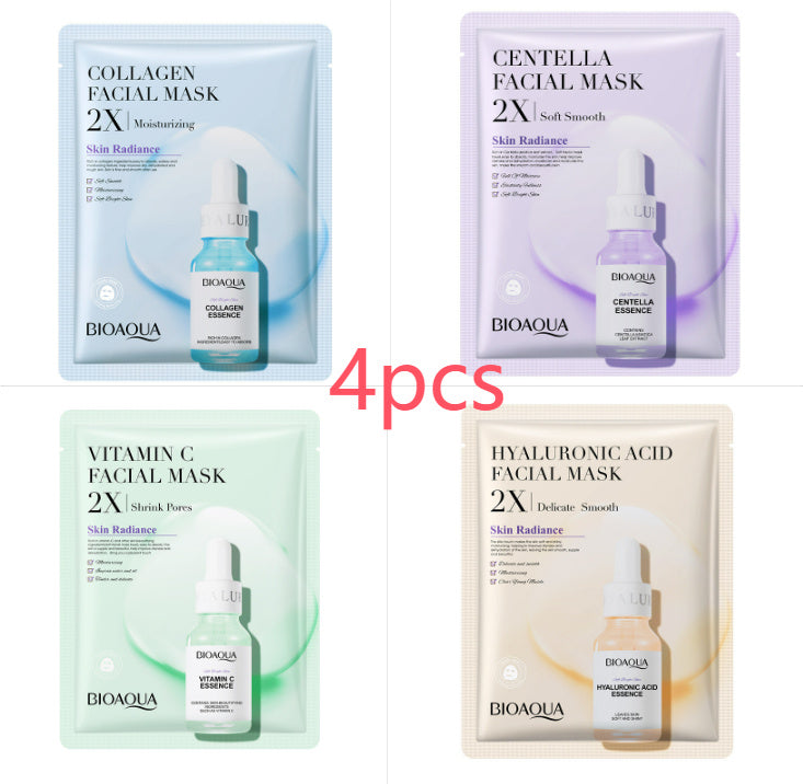 Collagen Face Mask – Moisturizing & Firming Sheet Mask with Hyaluronic Acid