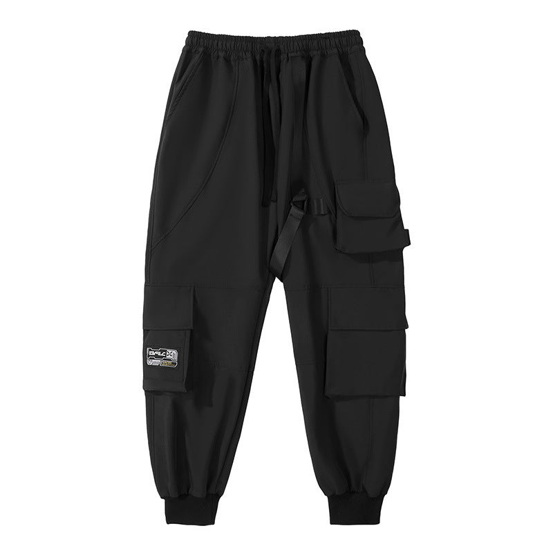 Men's Loose Fit Workwear Pants – Multi-Pocket Casual Utility Bottoms