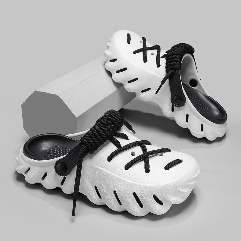 Hole Shoes Men's Summer Outdoor Non-slip xShit Feeling Beach Outdoor Sports Driving Dual-use