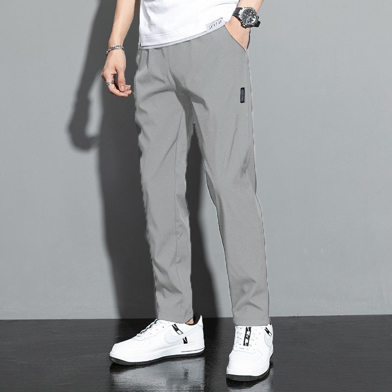 Men’s Summer Quick‑Dry Ice Silk Loose Pants – Ultra-Light, Breathable & Semi‑Transparent