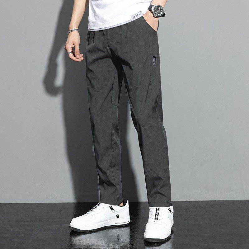 Men’s Summer Quick‑Dry Ice Silk Loose Pants – Ultra-Light, Breathable & Semi‑Transparent