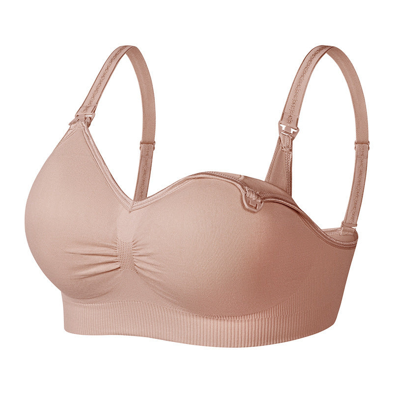 Large Size Full Cup Wireless Push Up Nursing Bra
