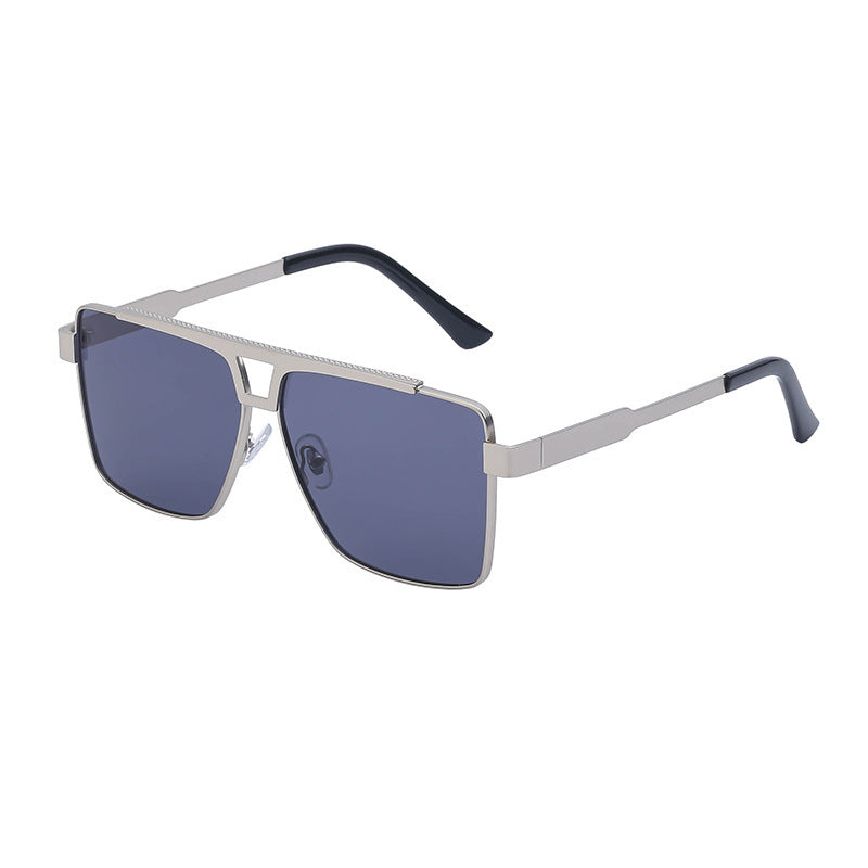 Men’s Square Frame Sunglasses – Full Frame, UV Protection, Trendy Outdoor Eyewear