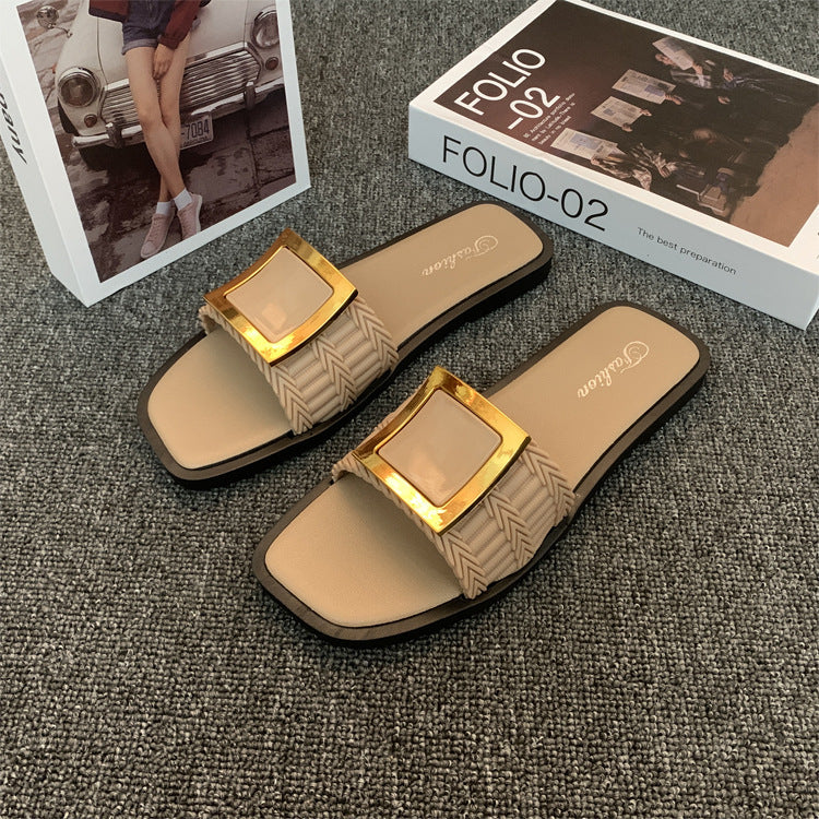 Women's Summer Flat Slippers All-match Casual