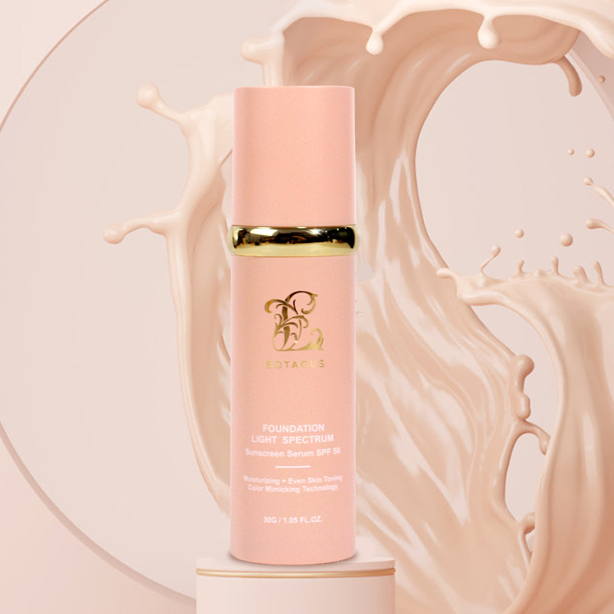 Botagus 4‑in‑1 SPF 50 Foundation – Concealer, Moisturizer, Sunscreen & Light‑Spectrum Coverage