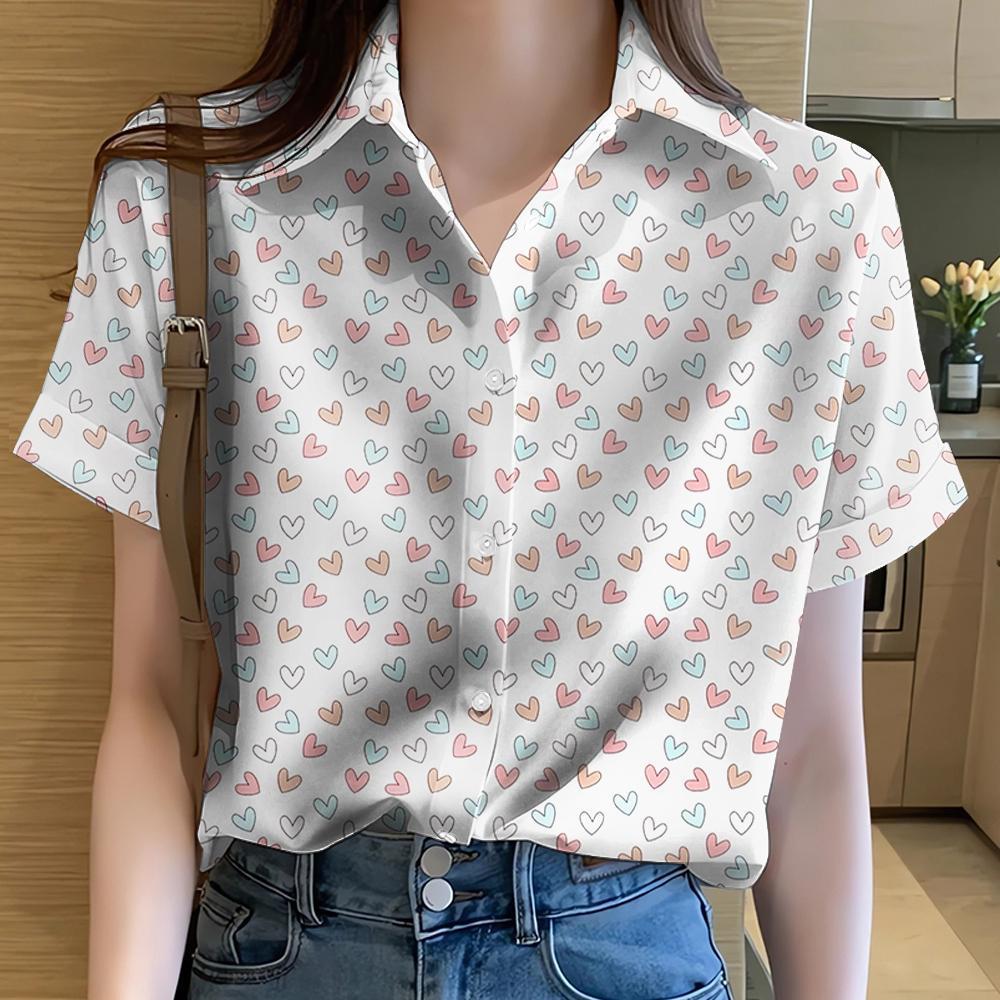 Women's European Hawaiian Beach Shirt – Loose-Fit Summer Vacation Top | NYLIXA Resort wear