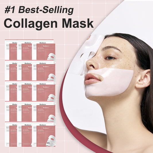Deep Collagen Overnight Facial Sheet Mask – Low Molecular Collagen Hydration & Firming