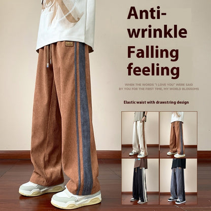 Loose Corduroy Trousers for Men – Winter Leisure Fashion Pants by NYLIXA