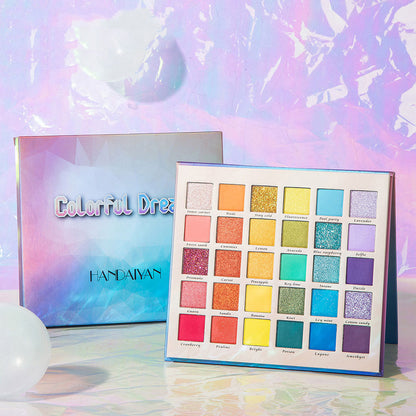 Pearlescent Matte Glitter Eyeshadow Palette