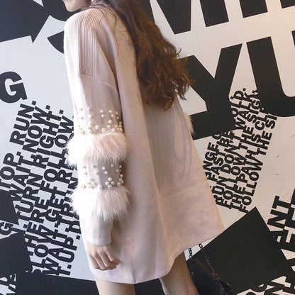 Half high neck pullover sweater