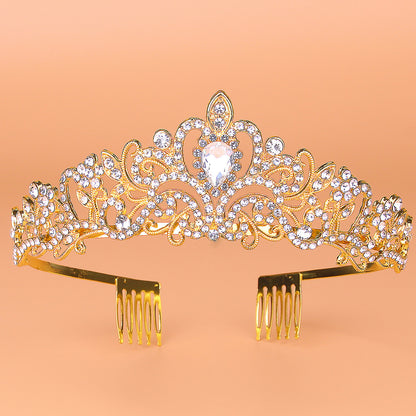 Crown New Rhinestone Headband Hair Accessories Wedding Jewelry Wedding Accessories