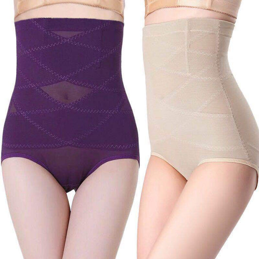 Seamless High-waisted Cross Belly Pants