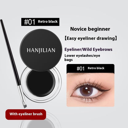 Make-up Creamy Eyeliner Long-lasting Smooth Waterproof Smear-proof Down To Crouching Silkworm Novice Students