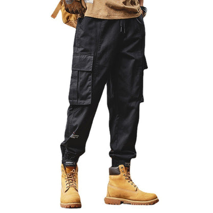 Men's Heavy-Duty Straight Fit Cargo Pants – Rugged Outdoor Streetwear