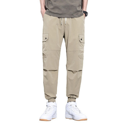 Loose Tapered Harem Pants for Men – Quick-Dry, Streetwear Style, Breathable Comfort