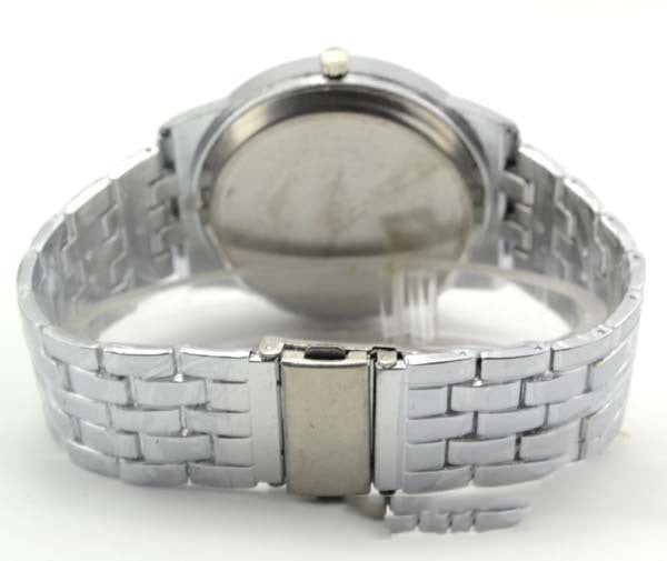 Men’s Sport Style Quartz Watch – Stylish Alloy Strap, Round Dial