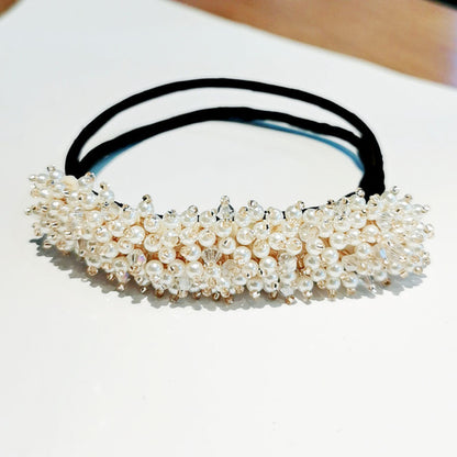 Korean flower bud head crystal hairpin headgear